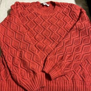 Loose Weave Diamond Knit Sweater XLG